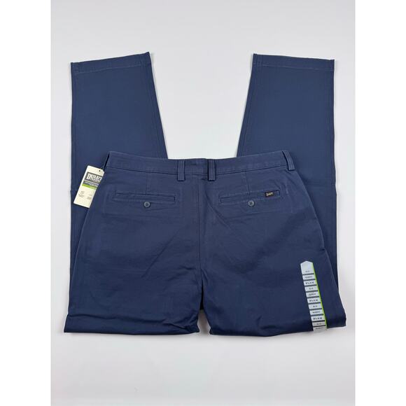 DuluthFlex Ballroom Khaki Pleated Pants – 36x34, Navy, New - Picture 2 of 10